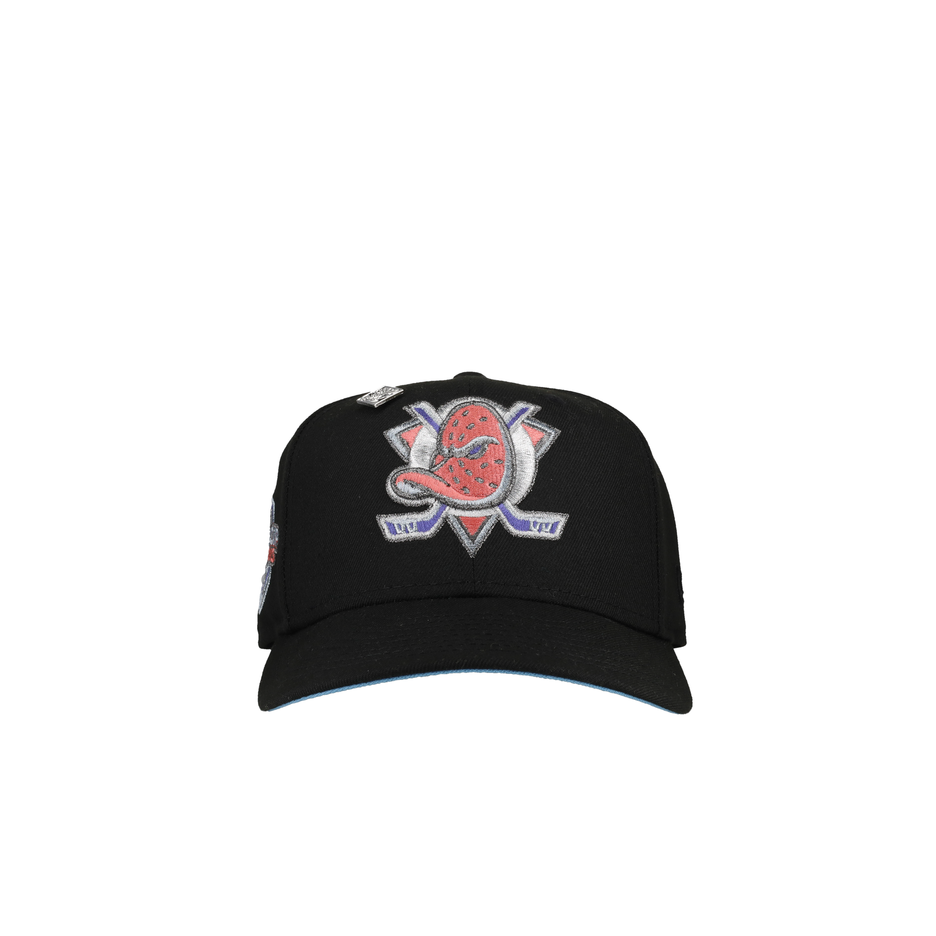 Anaheim Mighty Ducks Black/Candy Stanley Cup Metallic 59Fifty Fitted Hat