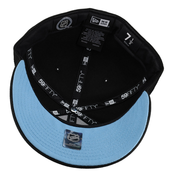 Anaheim Mighty Ducks Black/Candy Stanley Cup Metallic 59Fifty Fitted Hat
