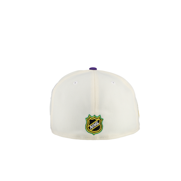 Anaheim Mighty Ducks Chrome Purple/Gold Metallic 59Fifty Fitted Hat