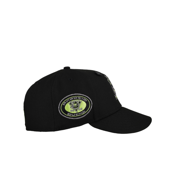 Anaheim Mighty Ducks Black/Green 59Fifty Fitted Hat