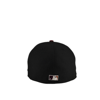 Montreal Expos Black Maroon Script 59Fifty Fitted Hat