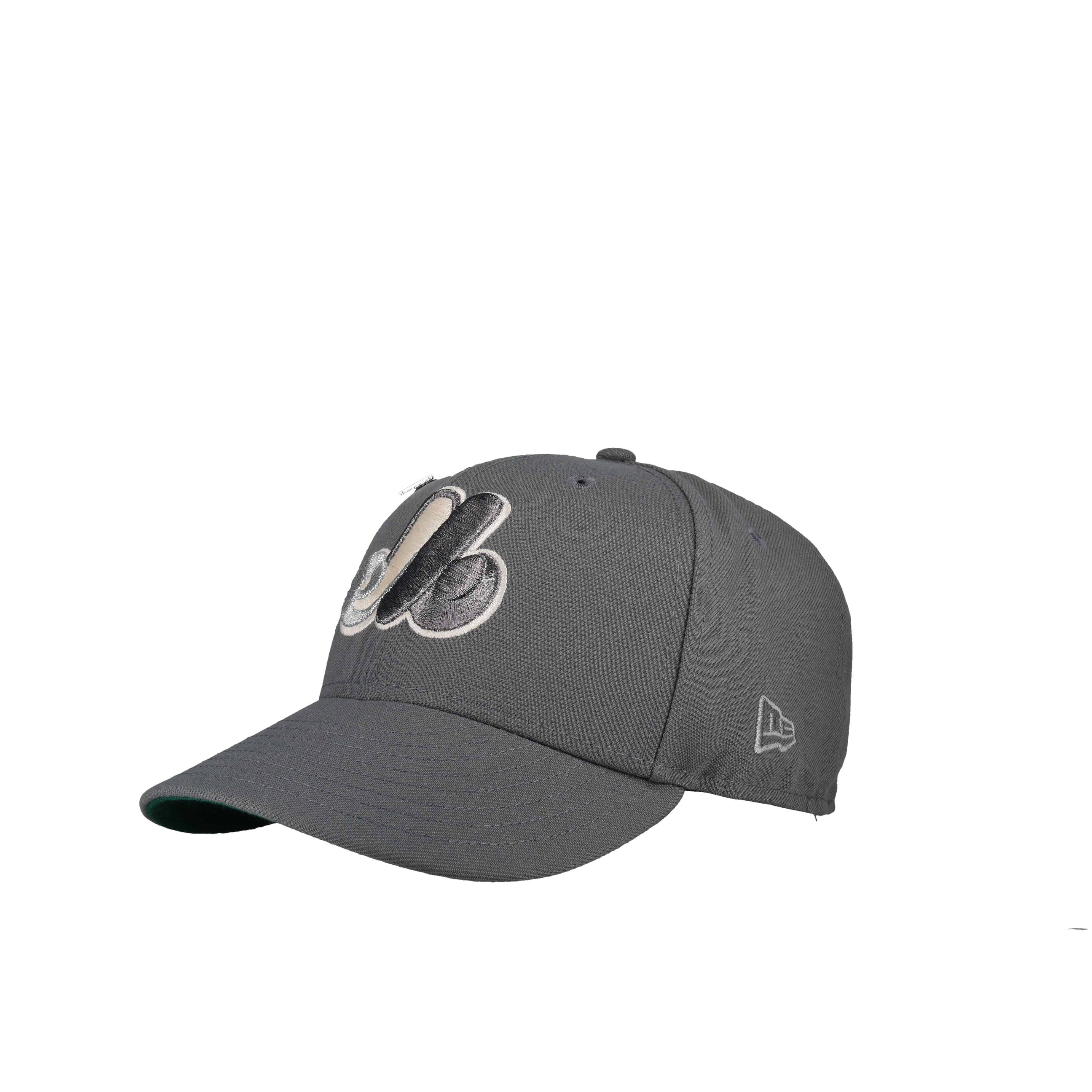 Montreal Expos Olympic Stadium Grey Metallic 59Fifty Fitted Hat