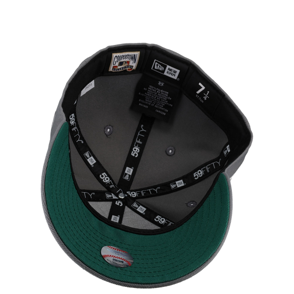 Montreal Expos Olympic Stadium Grey Metallic 59Fifty Fitted Hat