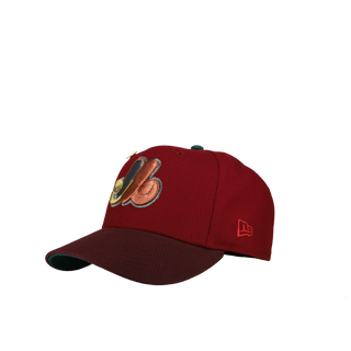 Montreal Expos Olympic Stadium Two-Tone Maroon Metallic 59Fifty Fitted Hat