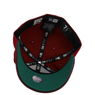 Montreal Expos Olympic Stadium Two-Tone Maroon Metallic 59Fifty Fitted Hat