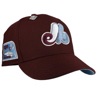 Montreal Expos Olympic Stadium Plum Ice 59Fifty Fitted Hat