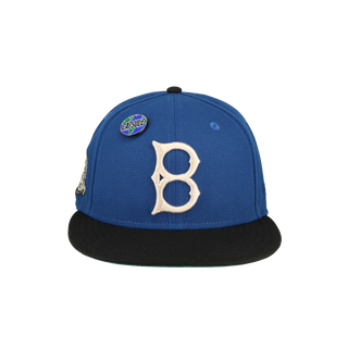 Brooklyn Dodgers Globe Collection 60th Anniversary Patch Fitted Hat