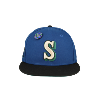 Seattle Mariners Globe Collection 30th Anniversary Patch Fitted Hat