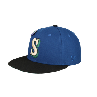 Seattle Mariners Globe Collection 30th Anniversary Patch Fitted Hat