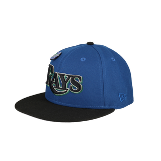 Tampa Bay Rays Globe Collection 2008 World Series Patch  Fitted Hat