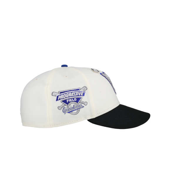 Cleveland Guardians Progressive Field Chrome Metallic 59Ffity New Era Fitted Hat