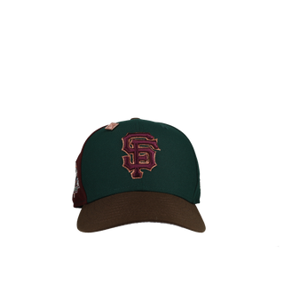 San Francisco Giants 1989 WS Green Maroon Pinwheel Metallic 59Fifty Fitted Hat