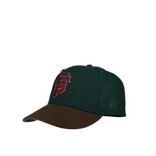 San Francisco Giants 1989 WS Green Maroon Pinwheel Metallic 59Fifty Fitted Hat