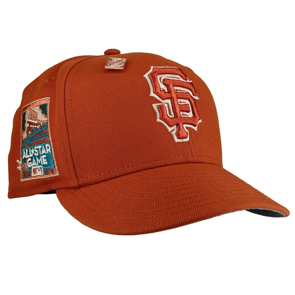 San Francisco Giants 2007 All Star Game Burnt Orange Metallic 59Fifty Fitted Hat