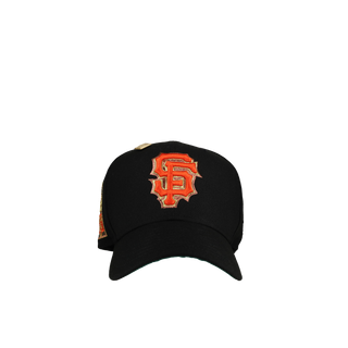 San Francisco Giants 2007 All Star Game Black Copper Gold Metallic 59Fifty Fitted Hat, back view