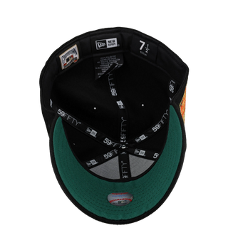 San Francisco Giants 2007 All Star Game Black Copper Gold Metallic 59Fifty Fitted Hat, undervisor detail