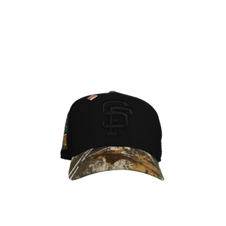 San Francisco Giants 2007 ASG Real Tree Blackout Metallic 59Fifty Fitted Hat, back view