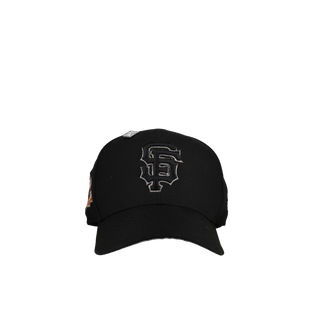San Francisco Giants 1989 All Star Game Blackout Metallic 59Fifty Fitted Hat, back view
