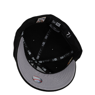 San Francisco Giants 1989 All Star Game Blackout Metallic 59Fifty Fitted Hat, undervisor detail