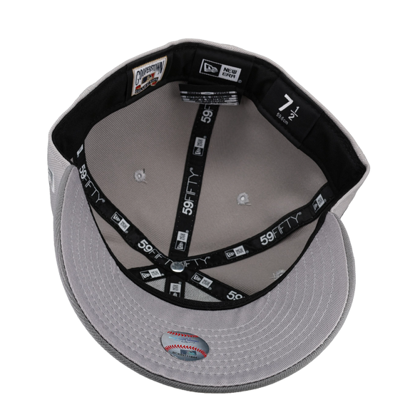 Houston Astros 35 Great Years Cool Grey Metallic Script 59Fifty Fitted Hat
