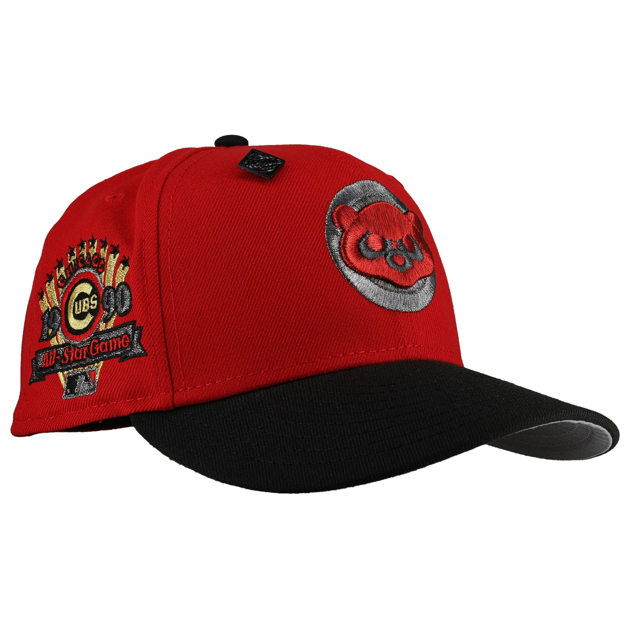 Chicago Cubs Metallic 1990 ASG (Red/Black) 59Fifty Fitted Hat