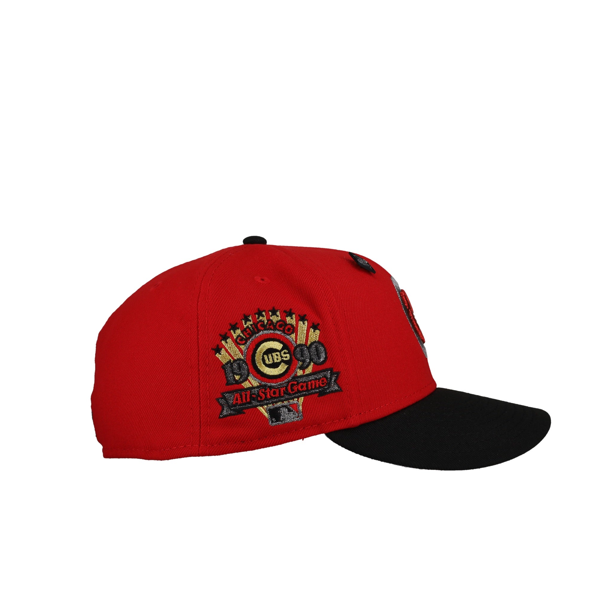 Chicago Cubs Metallic 1990 ASG (Red/Black) 59Fifty Fitted Hat