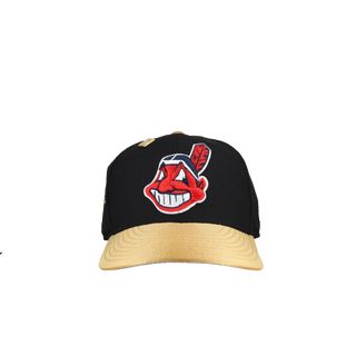 Cleveland Indians Chief Wahoo 1995 World Series Black/Gold 59Fifty Fitted Hat, image 5