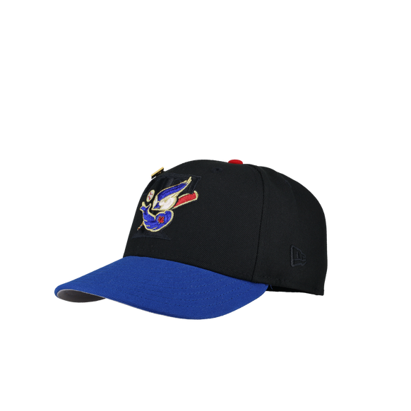 Toronto Blue Jays 30th Season Metallic Blackout 59Fifty Fitted Hat