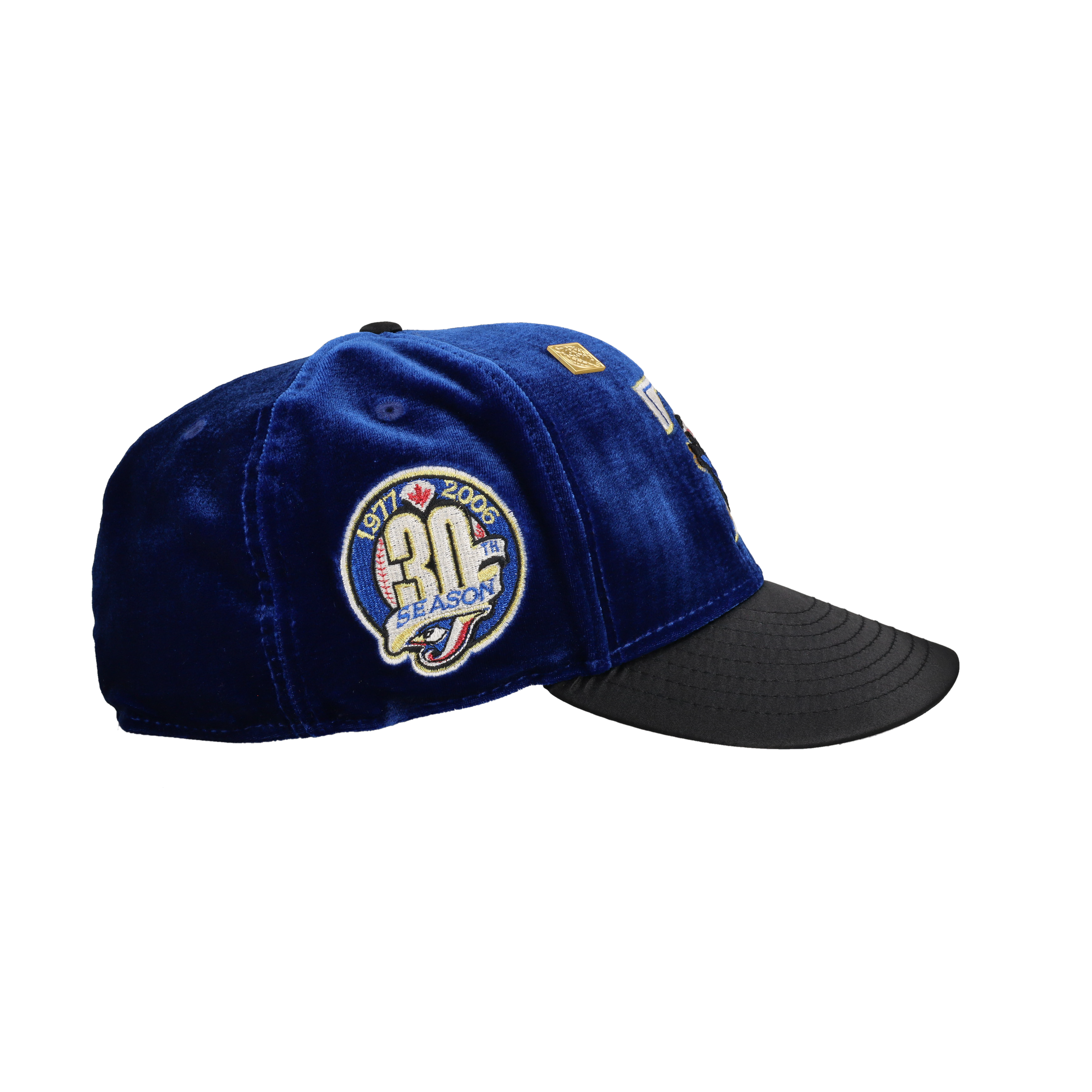 Toronto Blue Jays Royal Velvet 30th Season Metallic 59Fifty Fitted Hat