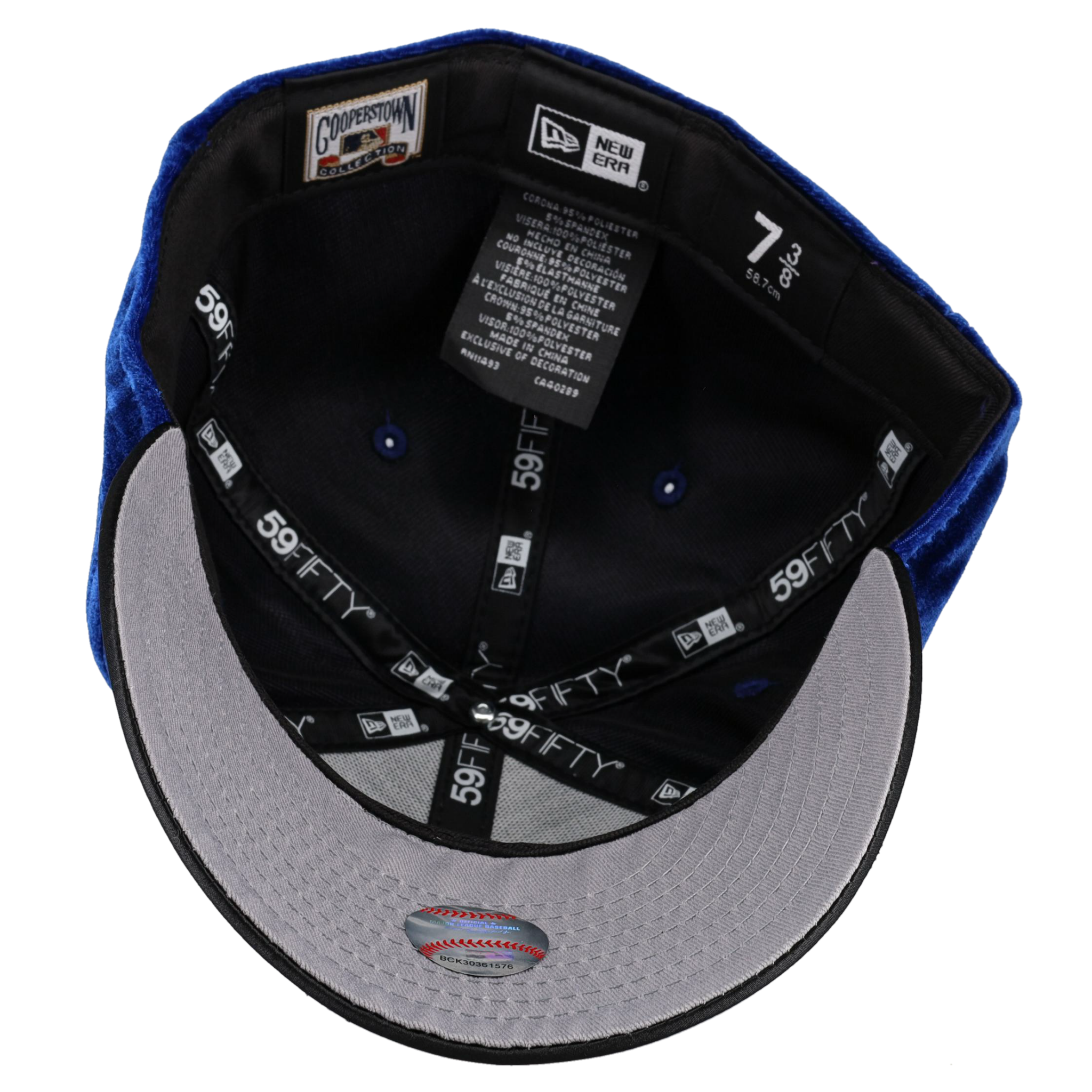 Toronto Blue Jays Royal Velvet 30th Season Metallic 59Fifty Fitted Hat