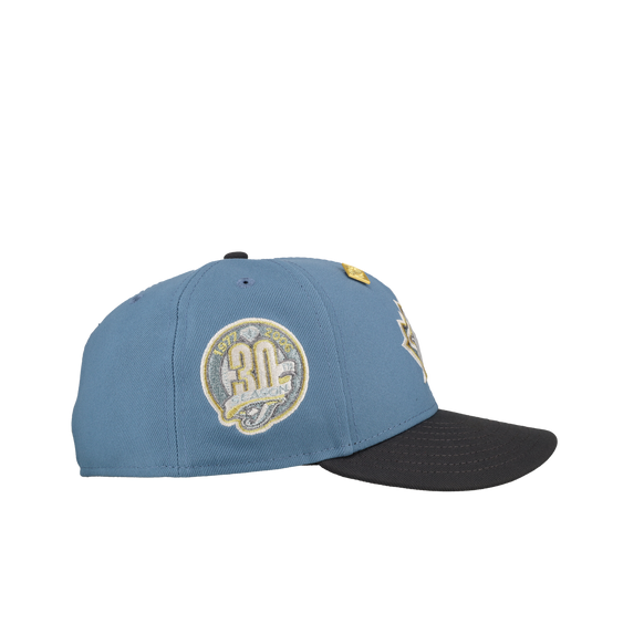 Toronto Blue Jays 30th Season Metallic Indigo/Graphite 59Fifty Fitted Hat