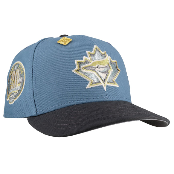 Toronto Blue Jays 30th Season Metallic Indigo/Graphite 59Fifty Fitted Hat