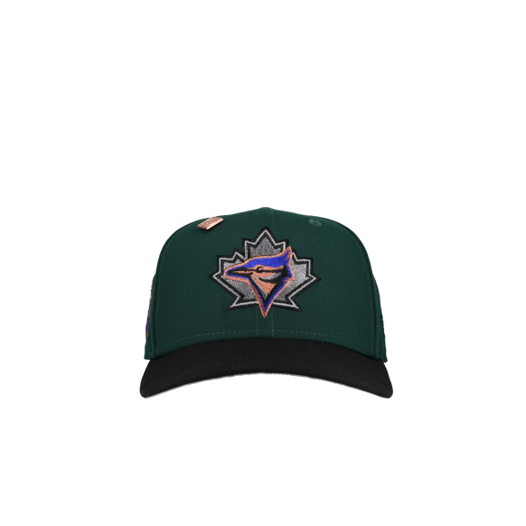 Toronto Blue Jays 25th Anniversary Green Metallic 59Fifty Fitted Hat