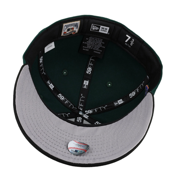 Toronto Blue Jays 25th Anniversary Green Metallic 59Fifty Fitted Hat