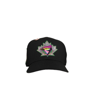 Toronto Blue Jays 30th Season Black Green Purple Metallic 59Fifty Fitted Hat