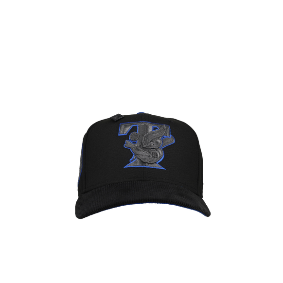 Toronto Blue Jays 30th Season Metallic Outline Blackout 59Fifty Fitted Hat