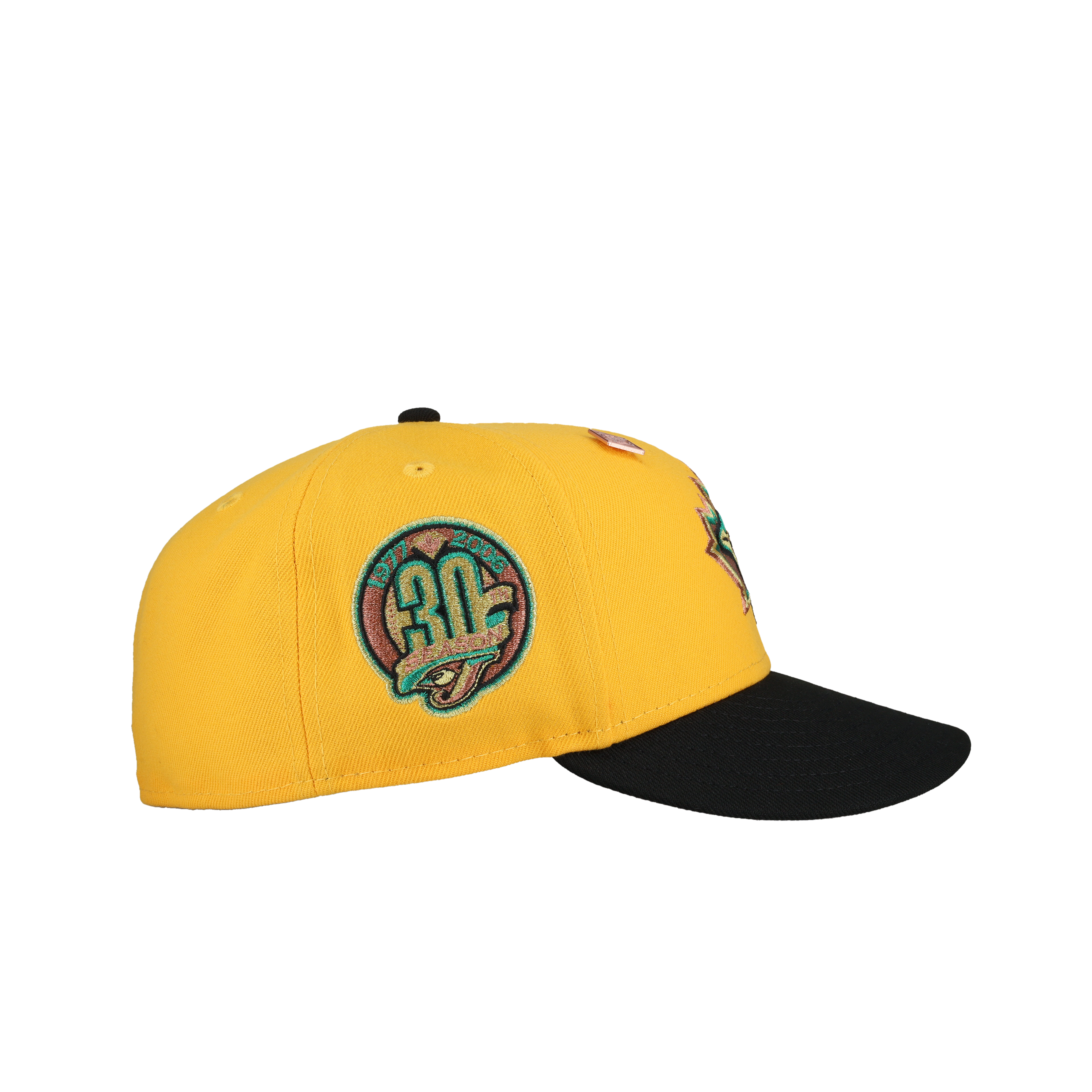 Toronto Blue Jays 30th Season Metallic Yellow/Black 59Fifty Fitted Hat