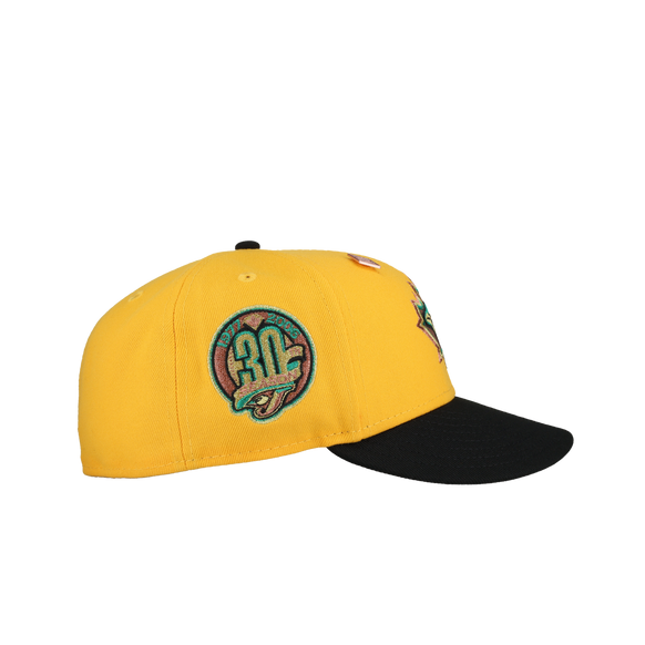 Toronto Blue Jays 30th Season Metallic Yellow/Black 59Fifty Fitted Hat