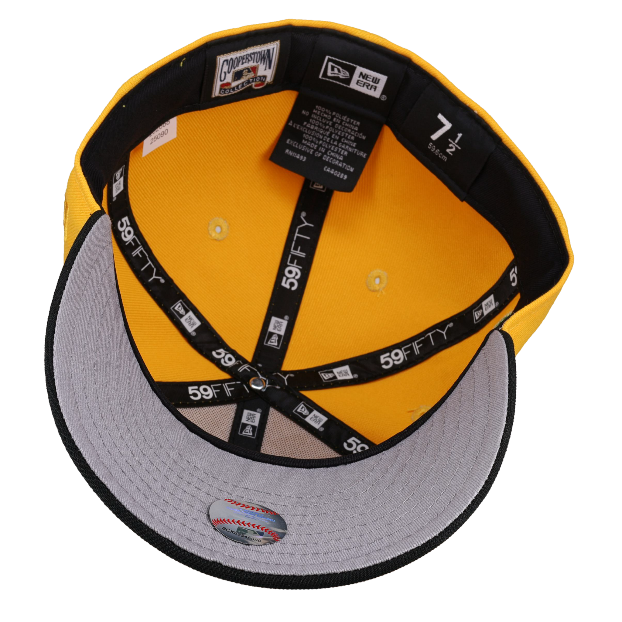 Toronto Blue Jays 30th Season Metallic Yellow/Black 59Fifty Fitted Hat