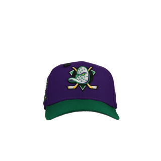 Anaheim Mighty Ducks 30th Purple/Green OG Metallic 59Fifty Fitted Hat