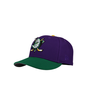 Anaheim Mighty Ducks 30th Purple/Green OG Metallic 59Fifty Fitted Hat