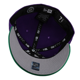 Anaheim Mighty Ducks 30th Purple/Green OG Metallic 59Fifty Fitted Hat