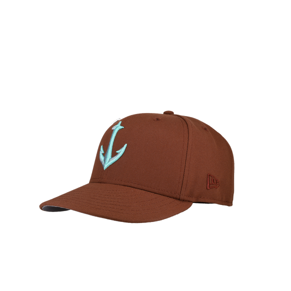 Seattle Kraken 2024 Brown Winter Classic Metallic 59Fifty Fitted Hat