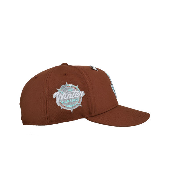 Seattle Kraken 2024 Brown Winter Classic Metallic 59Fifty Fitted Hat