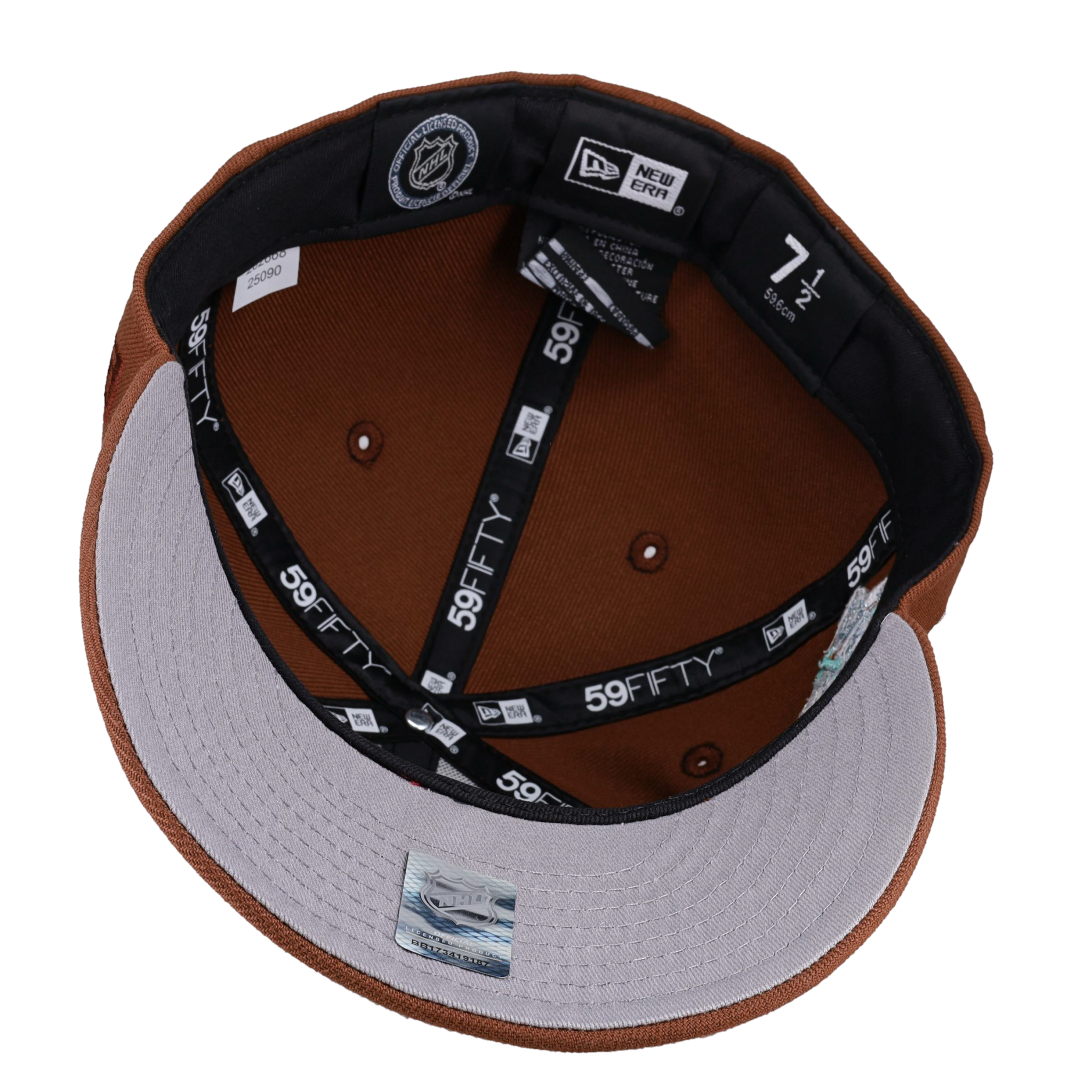 Seattle Kraken 2024 Brown Winter Classic Metallic 59Fifty Fitted Hat
