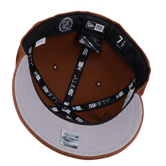 Seattle Kraken 2024 Brown Winter Classic Metallic 59Fifty Fitted Hat