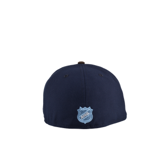 Seattle Kraken 2024 Winter Classic Navy Brown Metallic 59Fifty Fitted Hat