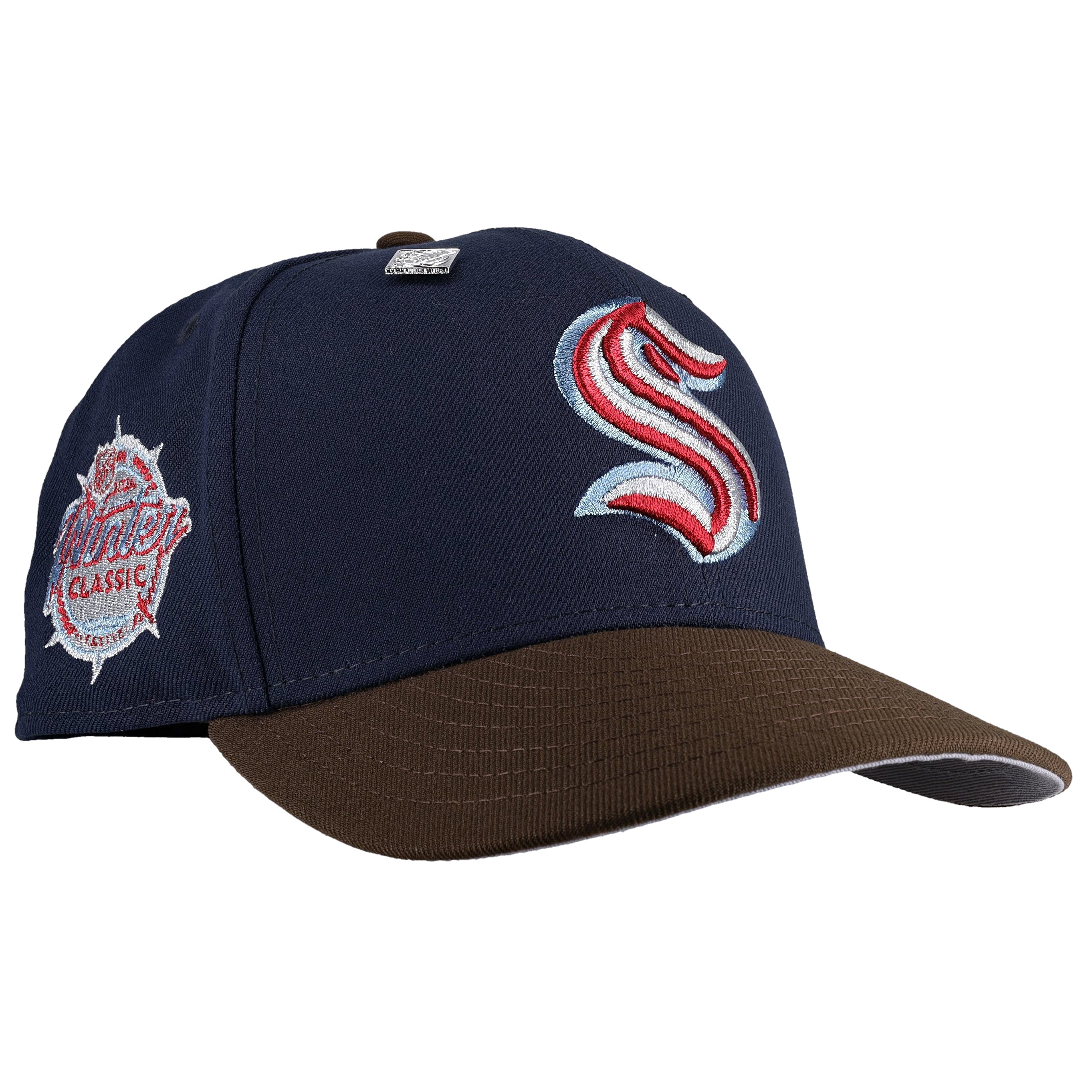 Seattle Kraken 2024 Winter Classic Navy Brown Metallic 59Fifty