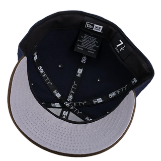 Seattle Kraken 2024 Winter Classic Navy Brown Metallic 59Fifty Fitted Hat