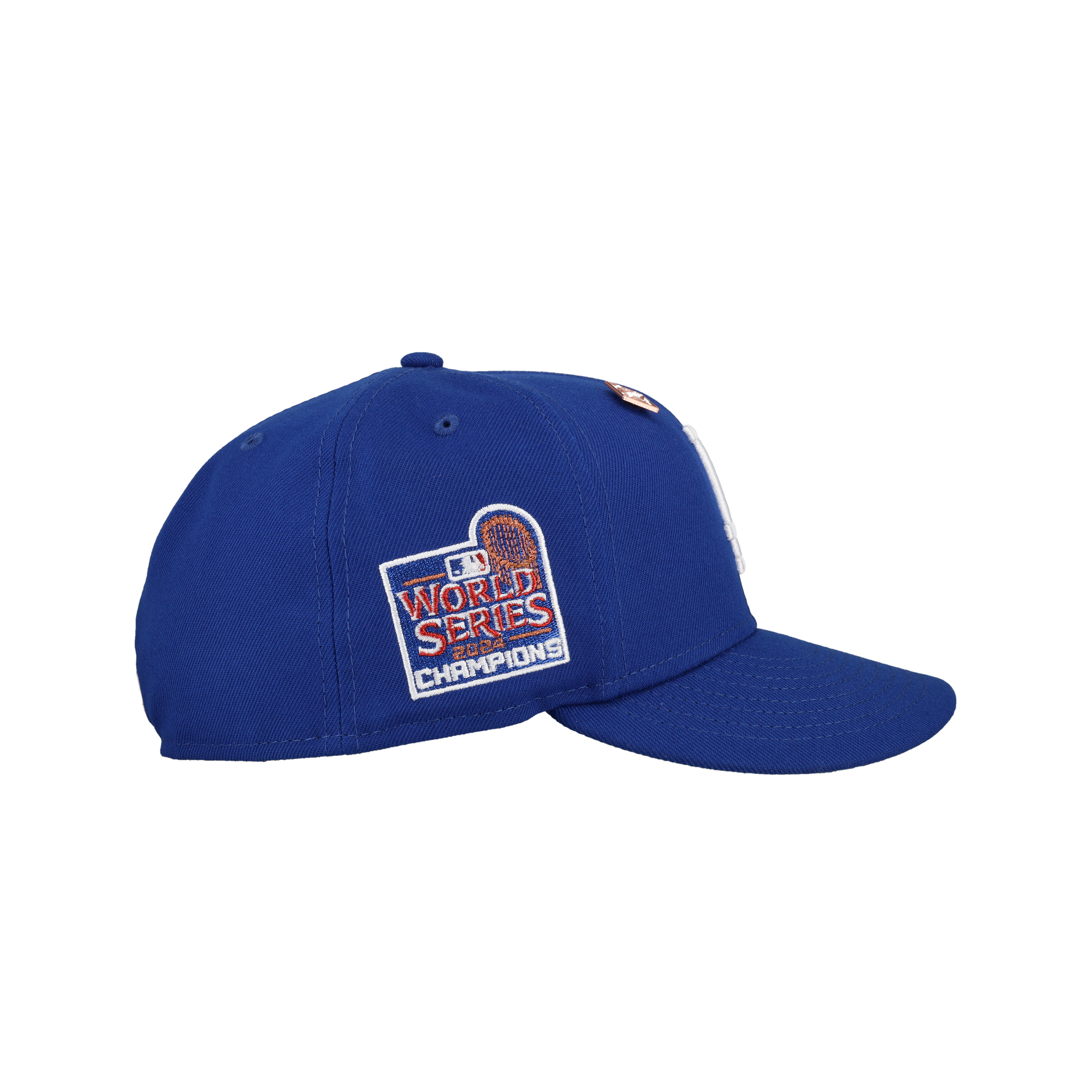 Los Angeles Dodgers 2024 World Series Light Royal Metallic 59Fifty Fitted Hat